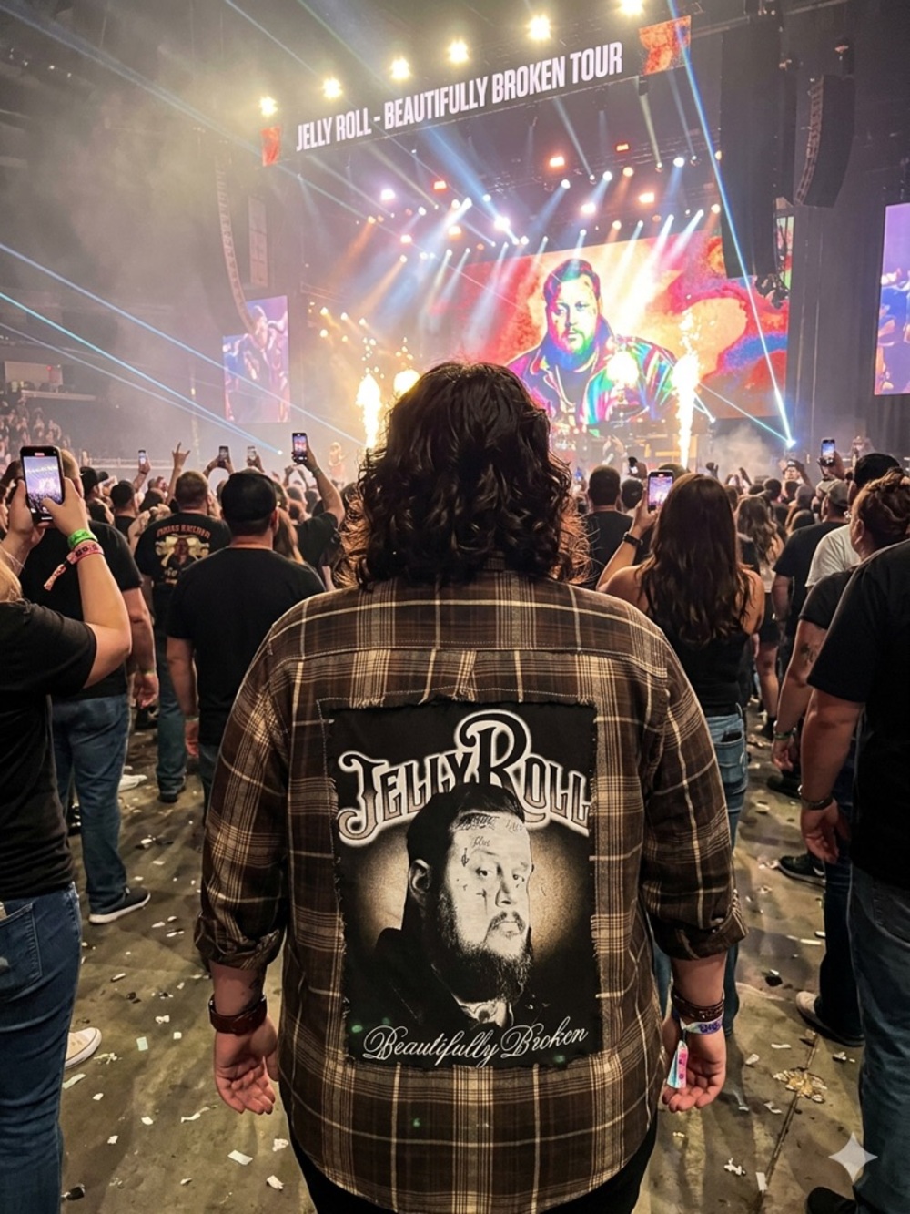 Upcycled Jelly Roll Flannel